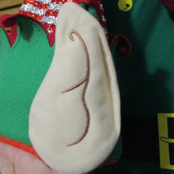North Pole Trading Co  Elf top, hat & new socks outfit Christmas like new sz XXL - Picture 4 of 8
